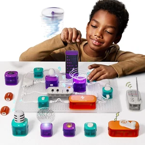 Circuits for Kids, Beginner Circuit Board Electronic Kit with 80 Experiments STE - Picture 1 of 7