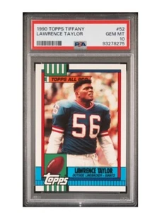 1990 Topps Tiffany #52 Lawrence Taylor Hof Giants PSA 10 gemas como nuevo grado fresco - Imagen 1 de 2