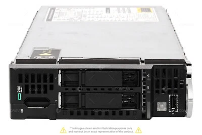 HPE Proliant BL460C G10 2SFF 2x Xeon Gold 6126 96GB RAM 2x 300GB SAS - Image 1 of 4