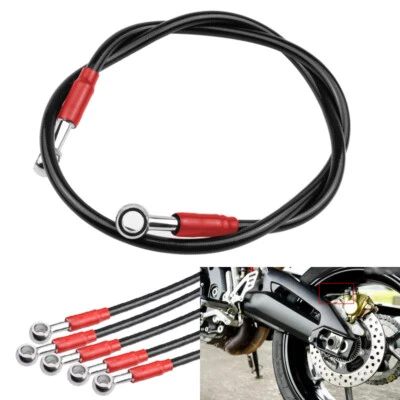 Kit de accesorios de línea de manguera de aceite de freno de tubo de freno de bicicleta eléctrica de 120 cm negro para motocicleta de EE. UU. Foto 1 de 4