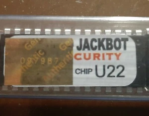 Williams WPC-S CPU G10/U22 security chip Jackbot pinball machine - Picture 1 of 3