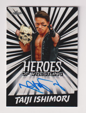 TAIJI ISHIMORI 2023 LEAF HEROES OF WRESTLING AUTO AUTOGRAPH CARD #BA-TI1 NJPW