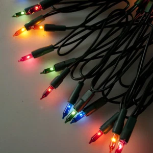 Fairy Lights Clear / Multi Colour Bulbs Christmas Party Xmas Tree Decoration - Picture 1 of 12