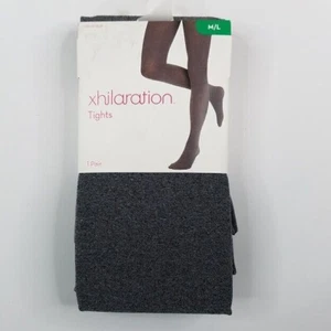 Xhilaration Womens Charcoal Heather Gray Tights Size M/L Medium Large New - Picture 1 of 4