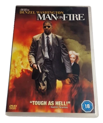 Man On Fire (DVD, 2005) 20th Century Fox - Region 2 - Cert 18 - FG-SGB26501DVD - Image 1 of 4