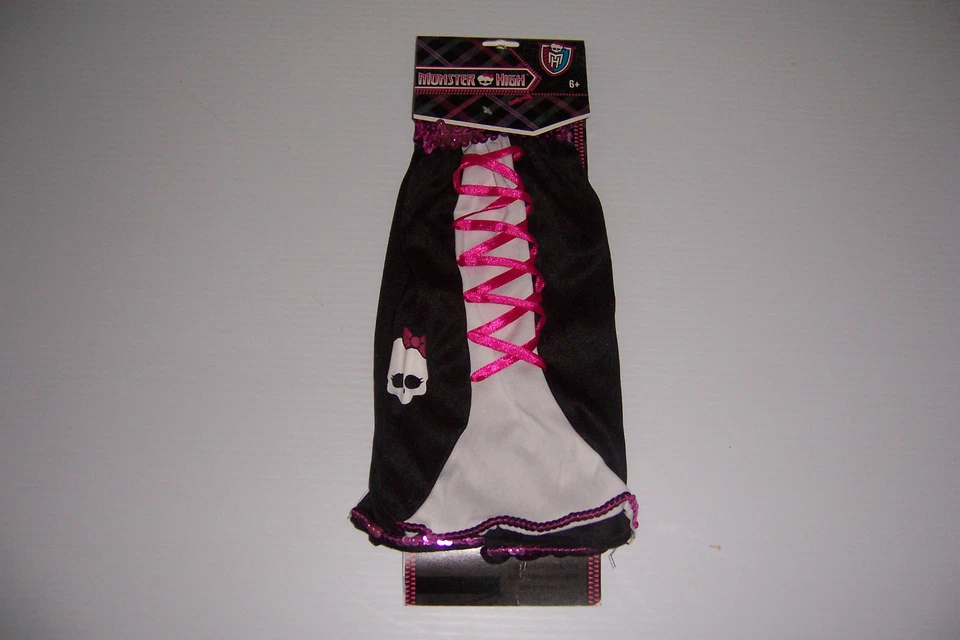 CALENTADORES DE PIERNAS MONSTER HIGH MACABROS NIÑAS JUEGO DE SIMULACIÓN ACCESORIO DE DISFRAZ ¡NUEVO CON ETIQUETAS! Foto 1 de 3