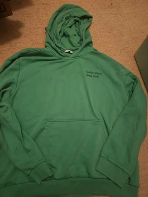 Sudadera con capucha para hombre Calvin Klein relajada con logotipo de Nueva York talla XL Foto 1 de 2