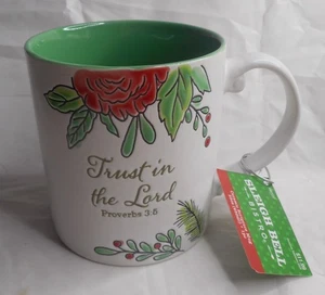 Spectrum Designz Vertrauen in den Herrn Sprüche 3:5 22 Oz Becher 4,5" Höhe x 4" Breite Keramik - Bild 1 von 6