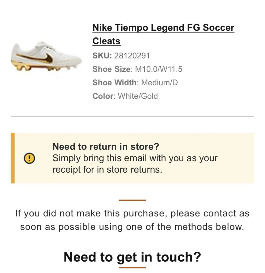Nike Tiempo Legend RGN FG SE Ronaldinho Toque de Oro IF4388-100 Talla 10 Preventa  Foto 1 de 1