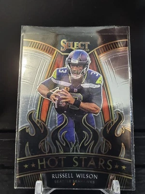 91097 - 2020 Panini Select Hot Stars Russell Wilson #HS18 Seattle Seahawks - Image 1 of 2