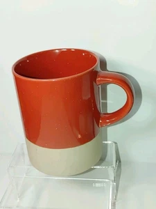 Design Pac Speckled Dark Red 20 Oz. XL Colorblock Heavy Ceramic Coffee/Tea Cup - Picture 1 of 6