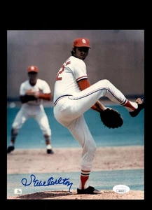 Steve Carlton JSA Coa Signed 8x10 Photo Autograph Cardinals - Picture 1 of 2