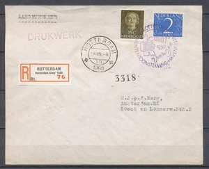 ROTTERDAM "Rotterdam Ahoy 1950" AANGETEKEND 4.VII.1950 HAVENTENTOONSTELLING 483 - Picture 1 of 2