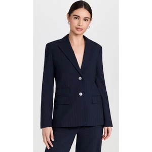 THEORY Tailor Blazer Nadelstreifen Navy Wolljacke - Bild 1 von 16