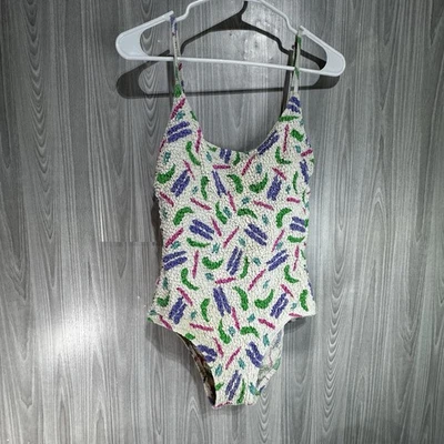 Купальник винтажный Sun Club от Catalina из 1 предмета розовый бант 80-е Barbie размер 12 женский - Изображение 1 из 4