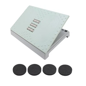 Under Desk Footrest Easy To Clean Height Adjustable Foot Rest Roller Massage For - Picture 1 of 12