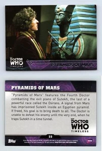 Pyramids Of Mars #22 Doctor Who Timeless 2016 Topps Trading Card - Picture 1 of 1