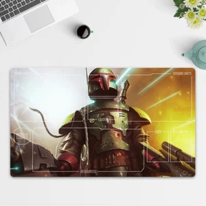Alfombra de juego Boba Fett JCC Starwars: juego de cartas coleccionables ilimitado juego alfombra bolsa gratis - Imagen 1 de 3