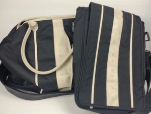 Nike Golf Duffle Shoe Bag Set Large Black White carry on overnight shoulder 2pc - Picture 1 of 9