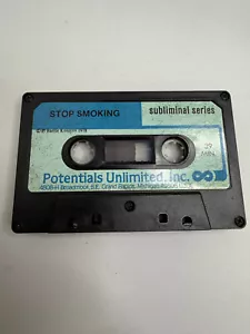 Potentials Unlimited Subliminal series Stop Smoking Cassette tape (Tested) - Picture 1 of 2