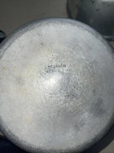 Vintage WEAR EVER Aluminum N0. 2261 1/2 And 2262 1/2 Sauce Pans, Wood Handle - Picture 1 of 6