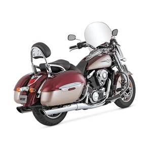Vance & Hines Twin Slash Round Slip-Ons Kawasaki VN1700 Vulcan Nomad 09-13 - Picture 1 of 2