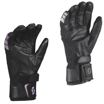 Scott Unisex Motorcycle Gloves Trafix DP Leather Street Adventure Ankle Protection - Image 1 of 4
