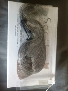 Seully Magic real human hair. Topper light gray. Womens Hair loss solution - Picture 1 of 3