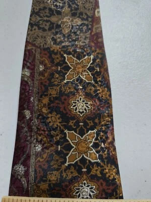 Vintage Hanover St. Mens Necktie Unique Floral Rose Vine Classic EUC - Image 1 of 4