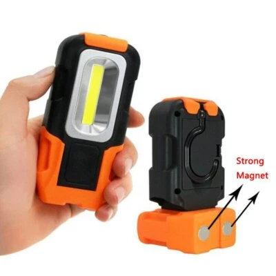 COB LED Flashlight Magnetic work flash light Lamp For Car repair camping Hiking - Image 1 of 4