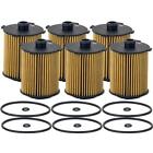 Wix Set of 6 Engine Motor Oil Filters For Volvo 2.0L L4 Automatic Volvo V90