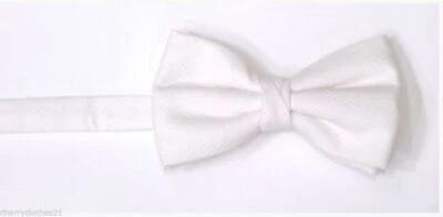 LLOYD ATTREE AND SMITH Mens White Tie Marcella Pique - Cummerband and Ties