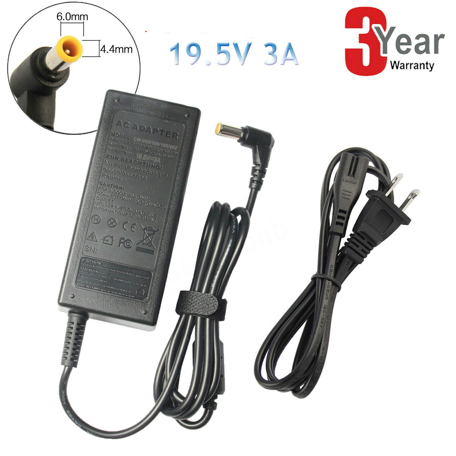 19V AC Adapter For LG 24LN451B 24\