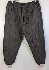 Vtg Red Head Quilted Pants Hunting Liner Lightweight Thermal Brown 36-42" Waist - Picture 1 of 8