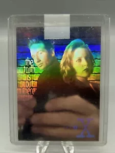 1996 Topps The X Files 3-D Hologram #X2 Season 3 Agents Mulder & Scully - Picture 1 of 10