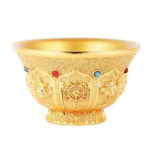 1pc Buddhist Offering Bowl Holy Water Cup Offering Bowl Tibetan Worship Cup - Picture 1 of 6
