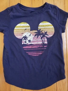 Disney Mickey Ears with Sunset Shirt Size 4T - Picture 1 of 2