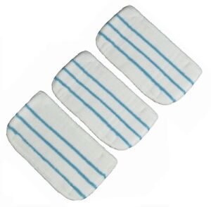 3 x Microfibre Steam Mop Pads for Beldray BEL01097 Steam Cleaner