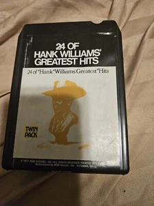 24 Of Hank Williams Greatest Hits 8-Track Tape Cartridge M8HT 4755 - Picture 1 of 2