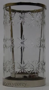Christmas 2015 Bath & Body Works Snowflake Hurricane 3 Wick Candle Luminary - Picture 1 of 2