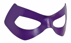 Riddler Purple Costume Leather Eye Mask - MOST Authentic - FREE Bonus! - Picture 1 of 12