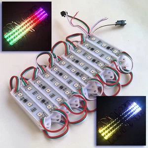 12V WS2811 Addressable 5050 RGBIC LED Pixel Module Light Strip 3LED Dream Color - Picture 1 of 12