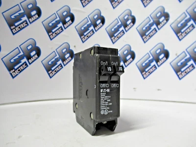 CUTLER-HAMMER CH Eaton BD1010 Tandem Circuit Breaker 10 Amp 120 Volt (2) 1P CTL Type -NEW-S