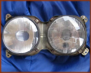 FIAT 124 SPECIAL T - COPPIA FARI FANALI ANT. SX ELMA CON SUPPORTO SEDE - Imagen 1 de 1