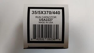 Condensador de funcionamiento redondo AmRad 35/5 MFD 370/440 VAC EE. UU.2227 - Imagen 1 de 3