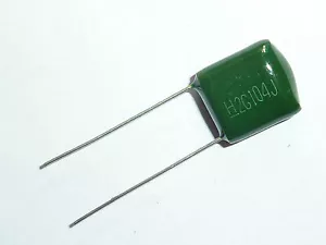 200 PIEZAS 400V 0.1uF 100000pF 2G104J ±5% condensadores de película Mylar radiales - Imagen 1 de 1