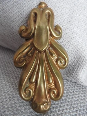 ANCIEN CACHE CLOU CACHE PITON EN LAITON DECORATION TABLEAU MIROIR - Photo 1/3