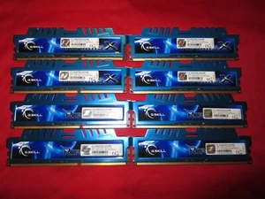 Lot of 28pcs G.Skill 8GB PC3-12800/14900 DDR3-1600/1866Mhz Non-Ecc Udimm Memory - Picture 1 of 6
