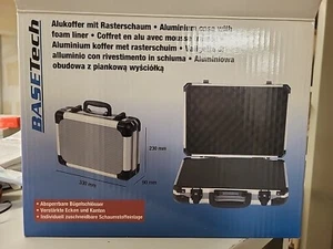 Aluminum Hard Case with Foam Insert Toolbox Drone Gun Camera Case Men Briefcase - Picture 1 of 2