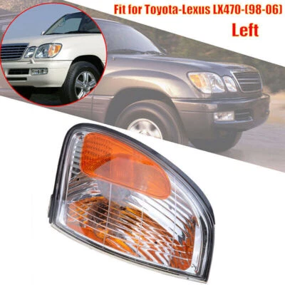 Left Side Front Bumper Turn Signal Light Corner Lamp Fits Lexus LX470 1998~2007 Foto 1 de 4